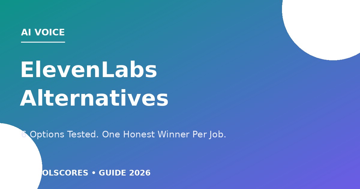 ElevenLabs alternatives cover