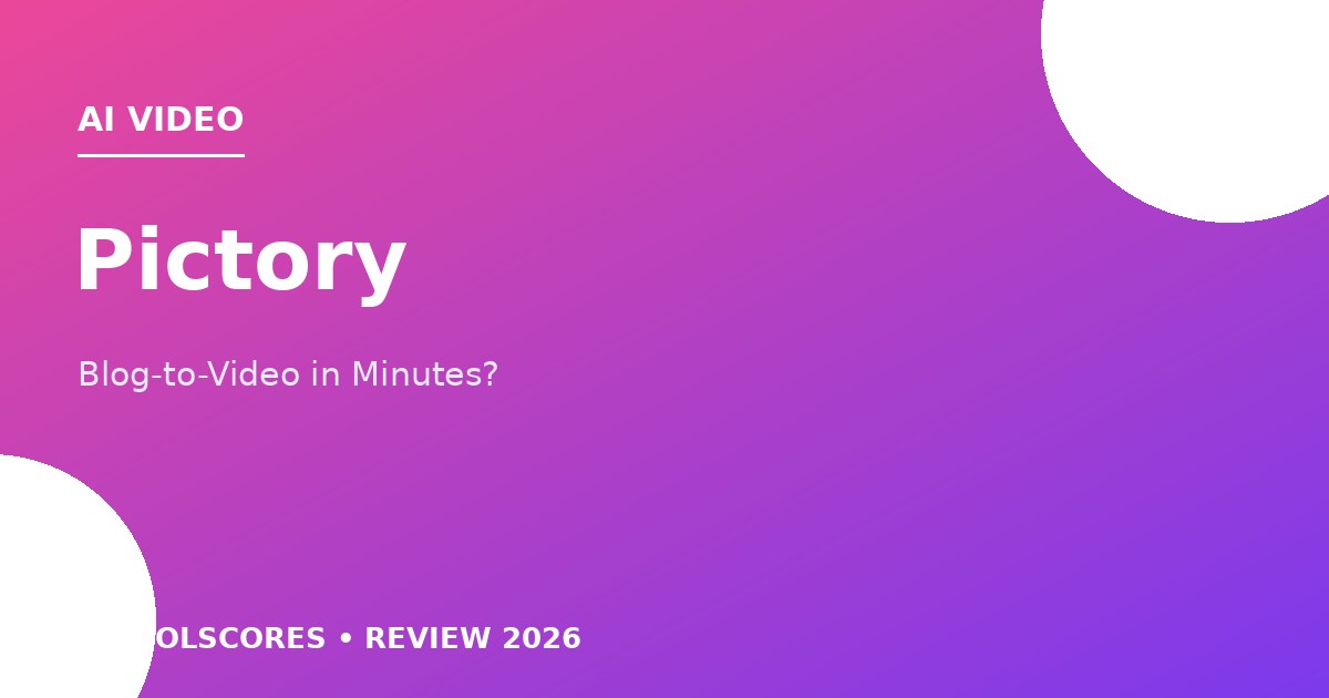 Pictory review cover
